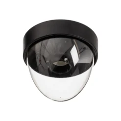 Deckenleuchte Nook mit klarem Schirm, schwarz