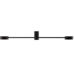 Deckenleuchte Orbit II, schwarz, zweiflammig