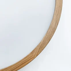Deckenleuchte Oro, Eichenholz/Glas, Ø 38 cm, E27