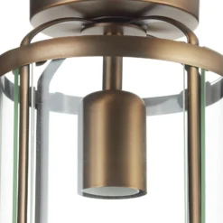 Deckenleuchte Pimpernel, bronze, Metall, Glas
