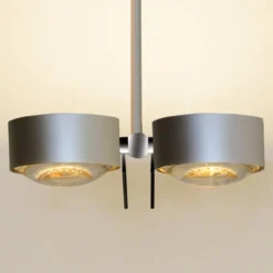 Deckenleuchte Puk Sides chrom matt 30 cm 2-flammig G9