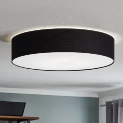 Deckenleuchte Rondo, dunkelgrau Ø 60cm
