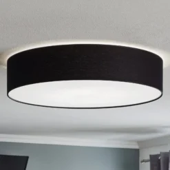 Deckenleuchte Rondo, dunkelgrau Ø 60cm
