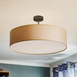 Deckenleuchte Rondo mit Abstand, creme Ø 60cm