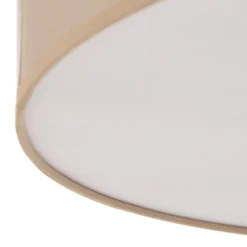 Deckenleuchte Rondo mit Abstand, creme Ø 60cm