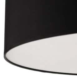 Deckenleuchte Rondo mit Abstand, dunkelgrau Ø 60cm