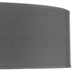 Deckenleuchte Rondo mit Abstand, grau Ø 60cm