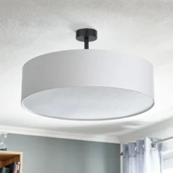 Deckenleuchte Rondo mit Abstand, weiß Ø 60cm