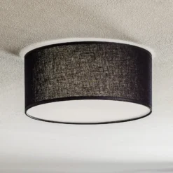 Deckenleuchte Rondo, schwarz, Ø 30 cm