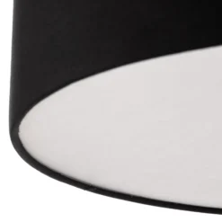 Deckenleuchte Rondo, schwarz, Ø 50 cm