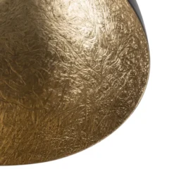 Deckenleuchte Sfera, Ø 35cm, schwarz/gold