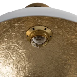 Deckenleuchte Sfera, Ø 35cm, weiß/gold