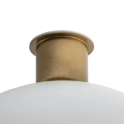 Deckenleuchte Sfera, Ø 35cm, weiß/gold