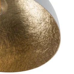 Deckenleuchte Sfera, Ø 35cm, weiß/gold