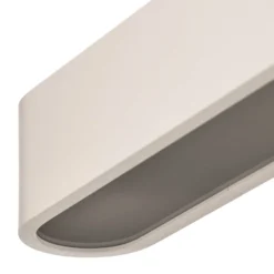 Deckenleuchte Soft, 63 x 6 cm, weiß, Aluminium, G13