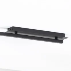 Deckenleuchte Soma, grafit/schwarz, Glas, E14