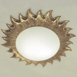 Deckenleuchte Sonne gold