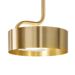 Deckenleuchte Sound, einflammig, gold