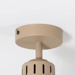 Deckenleuchte Sven, 1-flammig, beige, Stahl