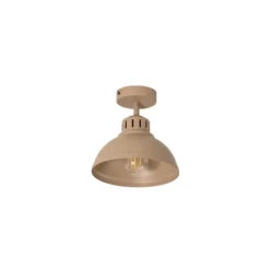 Deckenleuchte Sven, 1-flammig, beige, Stahl