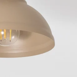 Deckenleuchte Sven, 1-flammig, beige, Stahl
