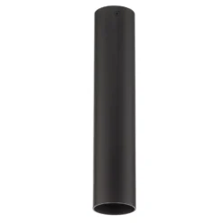 Deckenleuchte Tube in Zylinderform, schwarz
