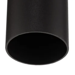 Deckenleuchte Tube in Zylinderform, schwarz