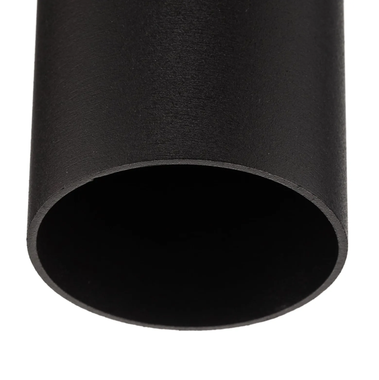 Deckenleuchte Tube in Zylinderform, schwarz