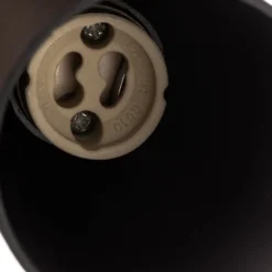 Deckenleuchte Tube in Zylinderform, schwarz