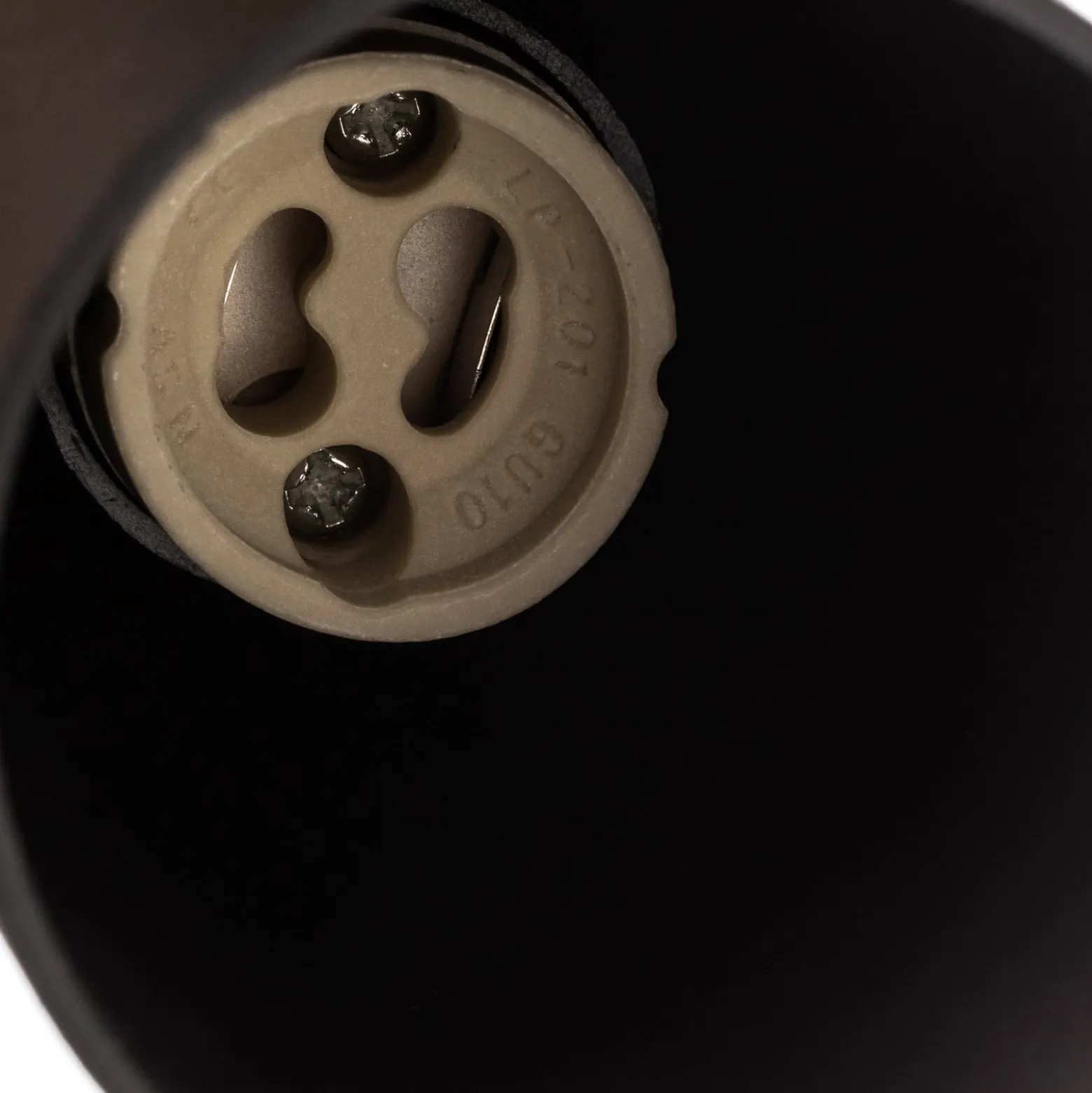 Deckenleuchte Tube in Zylinderform, schwarz
