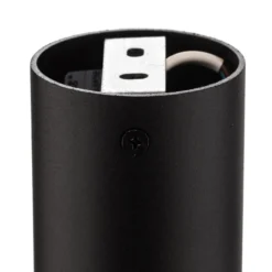 Deckenleuchte Tube in Zylinderform, schwarz