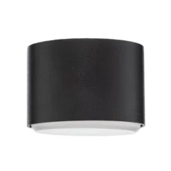 Deckenleuchte Tubo S, schwarz, Stahl, Ø 8 cm, GX53