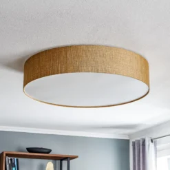 Deckenleuchte Turda, Ø 78 cm, gold