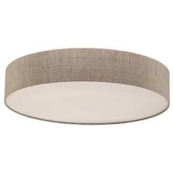 Deckenleuchte Turda, Ø 78 cm, grau