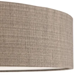 Deckenleuchte Turda, Ø 78 cm, grau