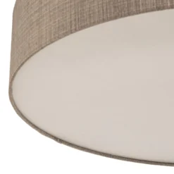 Deckenleuchte Turda, Ø 78 cm, grau