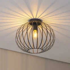Deckenleuchte Valor, anthrazit, Stahl, Ø 40 cm