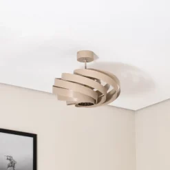 Deckenleuchte Vento, beige, Ø 50 cm