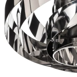 Deckenleuchte Vento, chromium-nickelfarben, Ø 40 cm, Metall