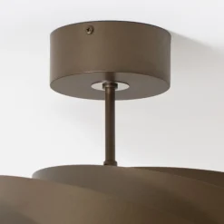 Deckenleuchte Vento, kaffeebraun, Ø 50 cm
