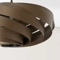Deckenleuchte Vento, kaffeebraun, Ø 50 cm