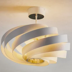 Deckenleuchte Vento, weiß, Metall, Ø 50 cm