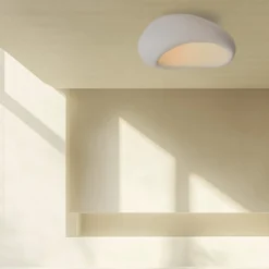 Deckenleuchte 23341, weiß, 87 x 65 cm, Fiberglas, E27