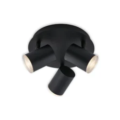 Deckenspot Banyo Splash GU10 IP44 rund dreiflammig