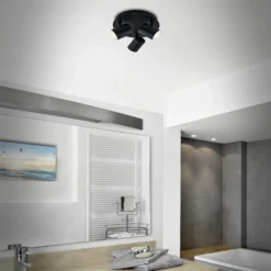 Deckenspot Banyo Splash GU10 IP44 rund dreiflammig