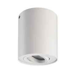 Deckenspot Bengala, weiß, Ø 9,6 cm, dreh- und schwenkbar