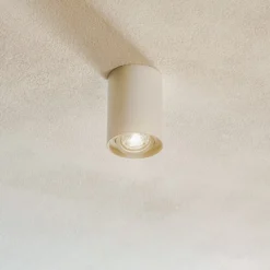 Deckenspot Bima, rund weiß