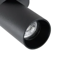 Deckenspot CAN TILT, schwarz, Ø 8 cm, 1-flammig, Metall GU10