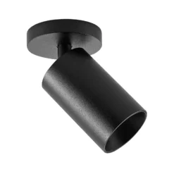 Deckenspot CAN TILT, schwarz, Ø 8 cm, 1-flammig, Metall GU10
