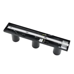 Deckenspot CAN TILT, schwarz, 48 x 9 cm, 3-flg., Metall GU10